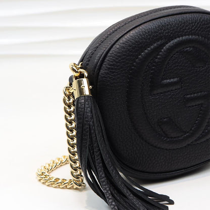 G u c c I black 18x14x4cm