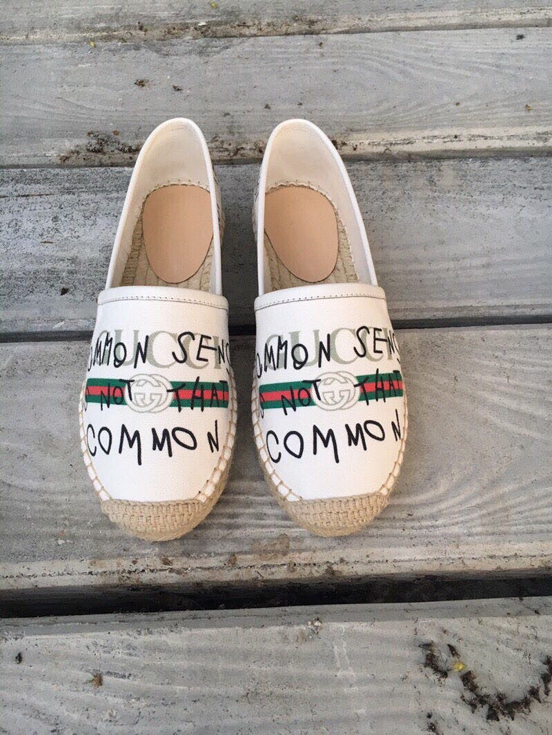 G white Espadrille