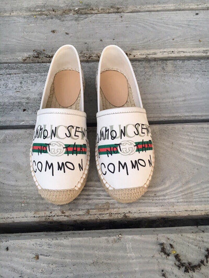 G white Espadrille