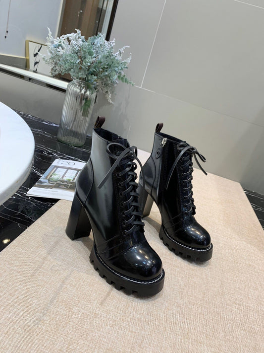 Lv black boots