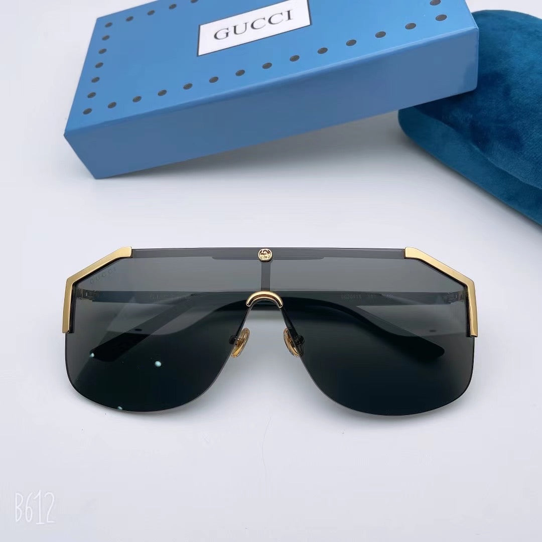 Classic half frame sunglasses