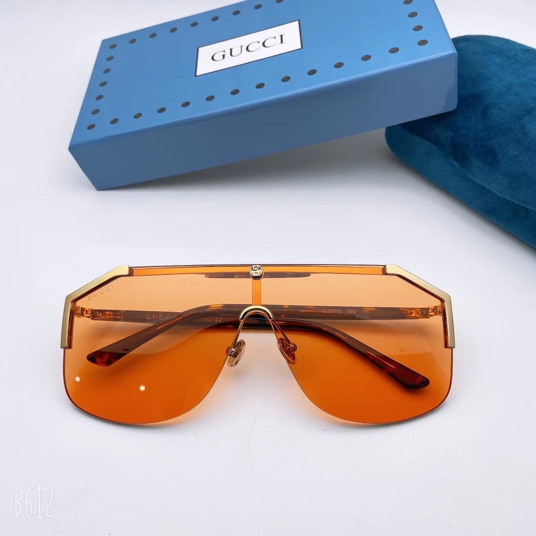 Classic half frame sunglasses