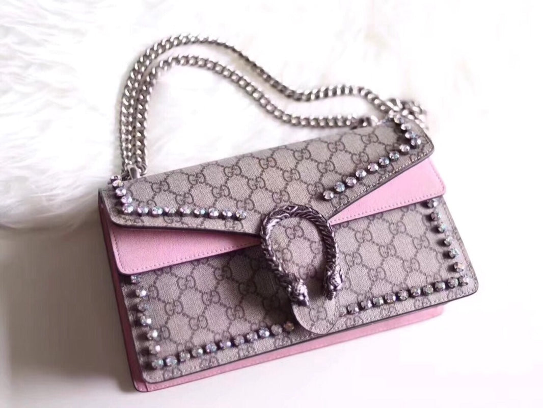 G u c c I pink 28*18*9CM