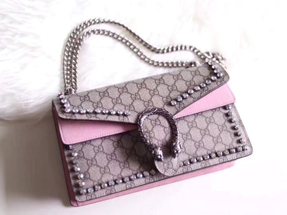 G u c c I pink 28*18*9CM