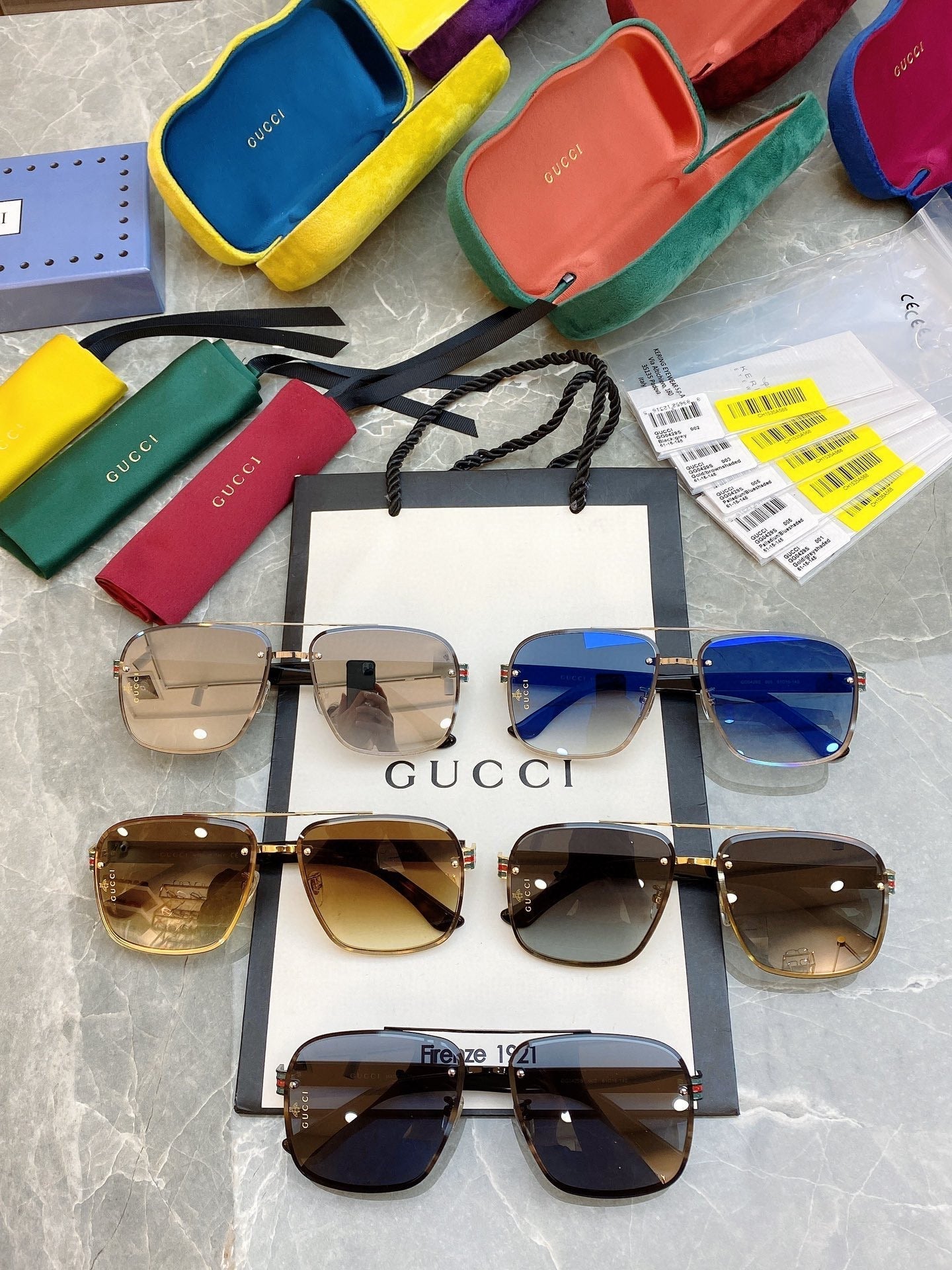 Classic narrow frame sunglasses