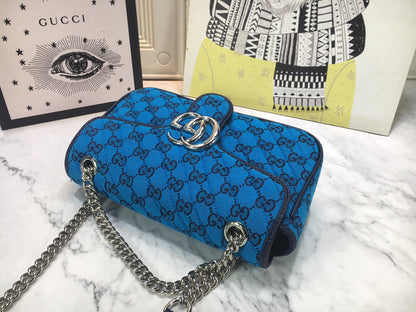 G u c c i blue W26xH15xD7cm