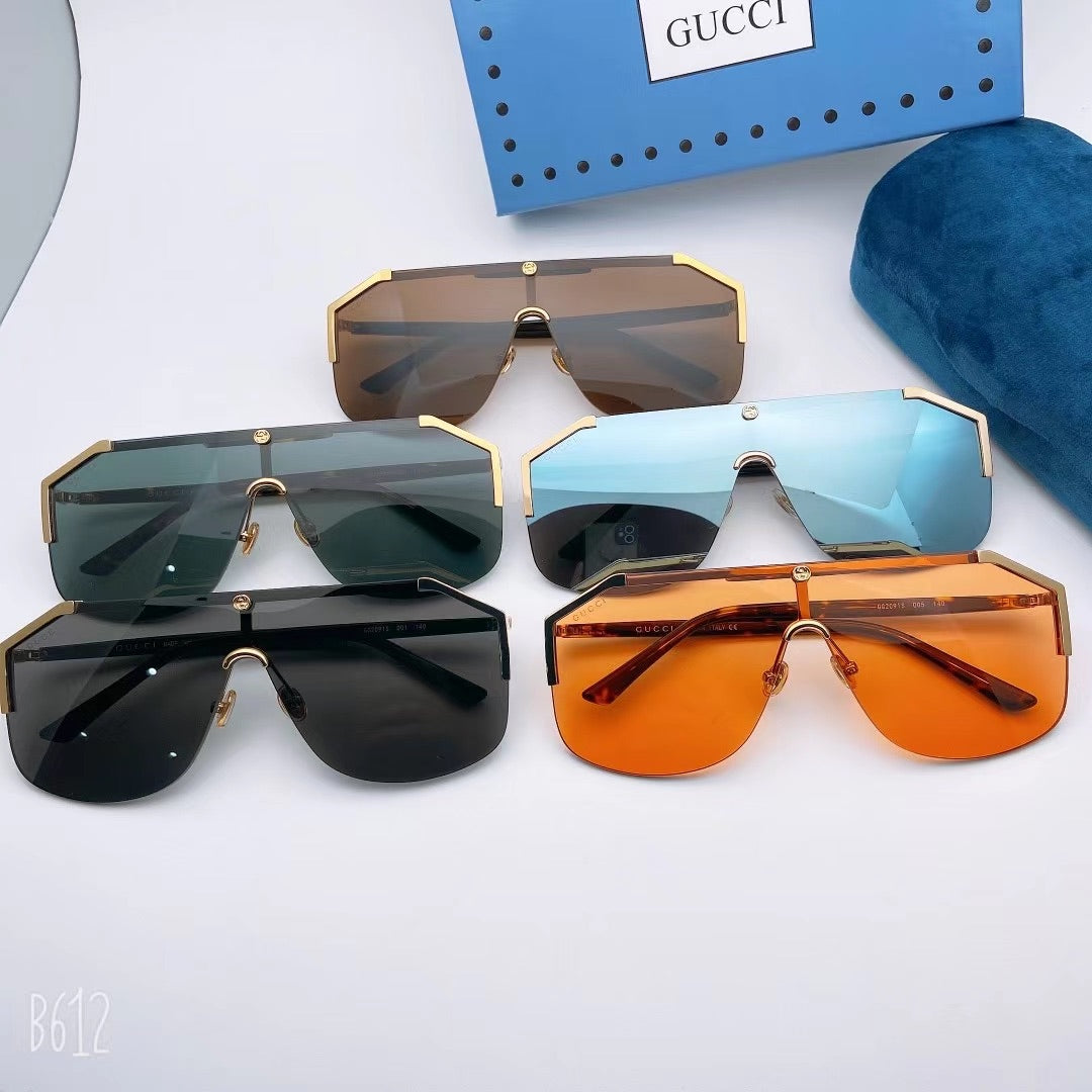 Classic half frame sunglasses