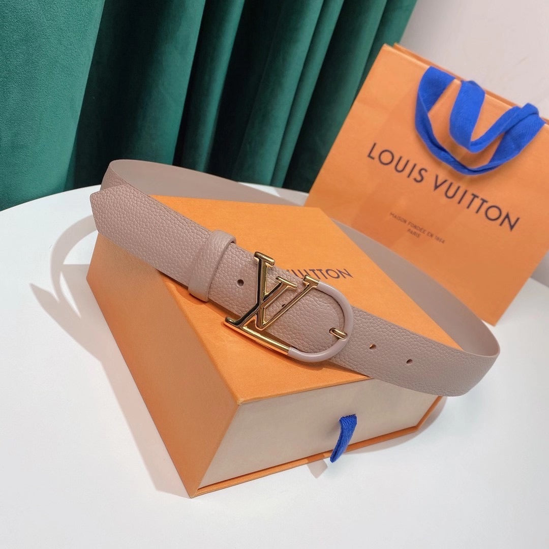 Lv belt beige