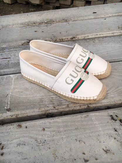 G white Espadrille