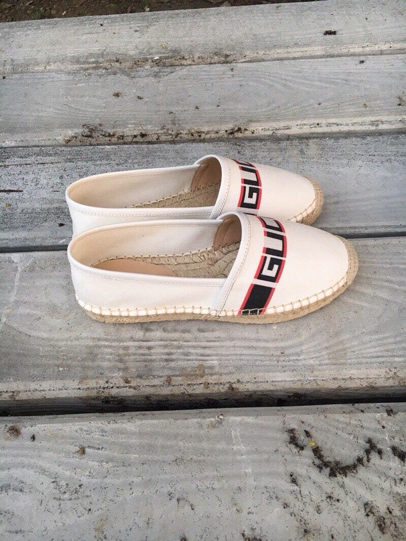 G white Espadrille