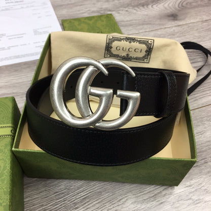 Gucci belt silver