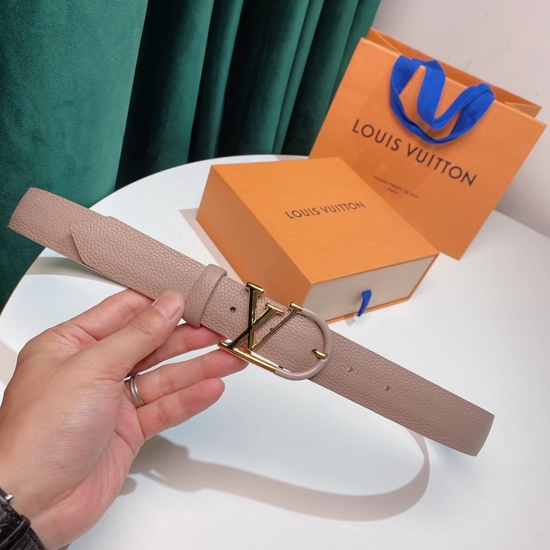 Lv belt beige