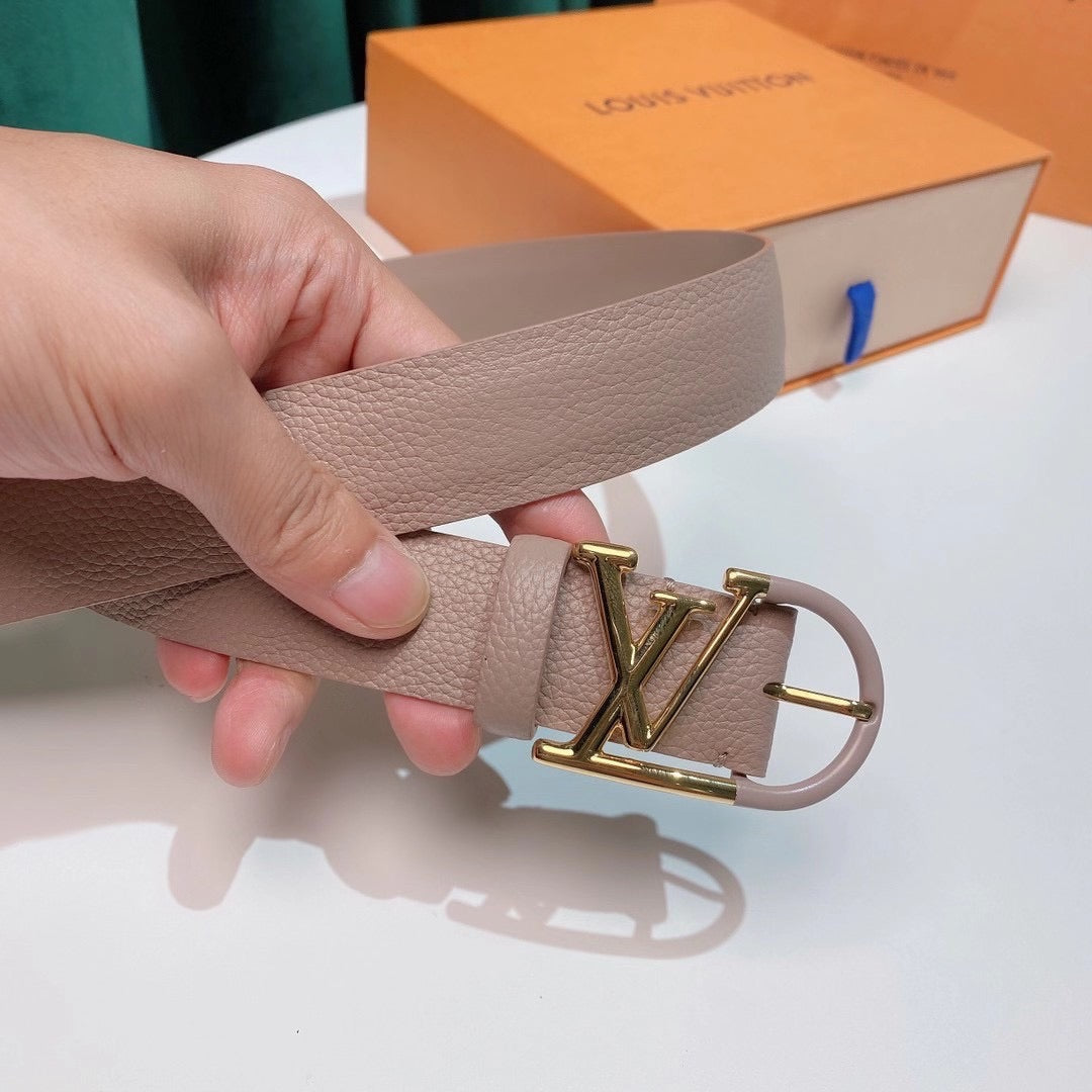 Lv belt beige