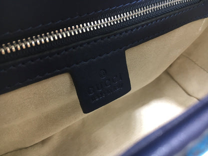 G u c c i blue W26xH15xD7cm
