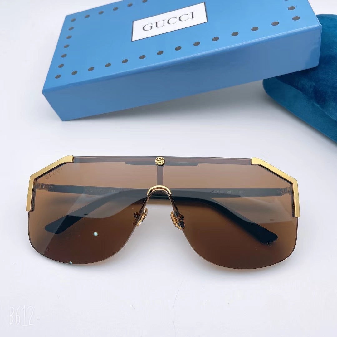 Classic half frame sunglasses