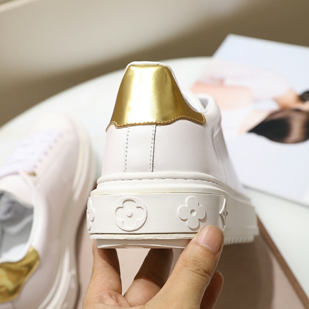 L V - W H I T E - S H I N E - S N E A K E R S - 2 Colours Available