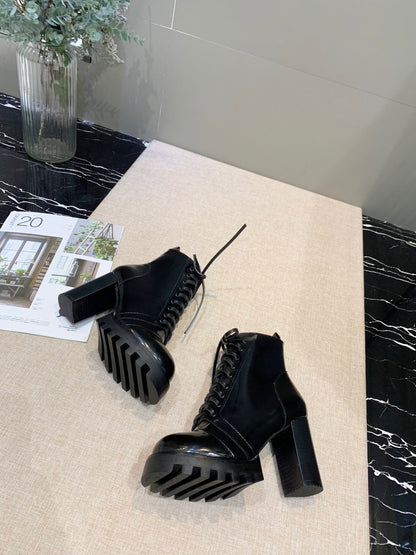 Lv black boots