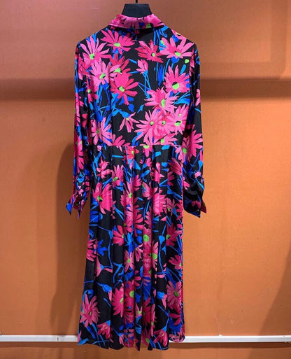 Floral long skirt dress