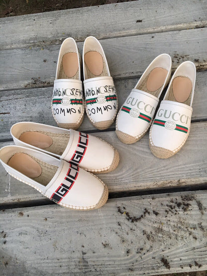 G white Espadrille