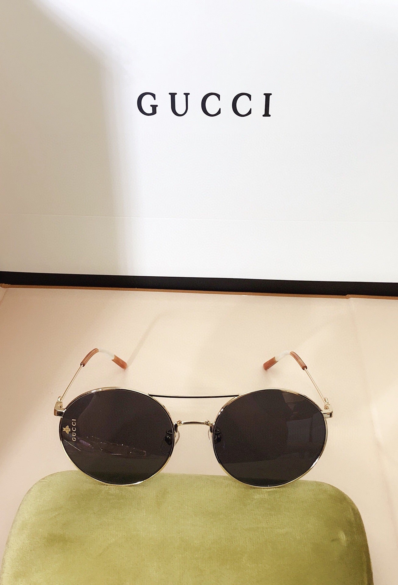 Classic fashion sunglasses round frame