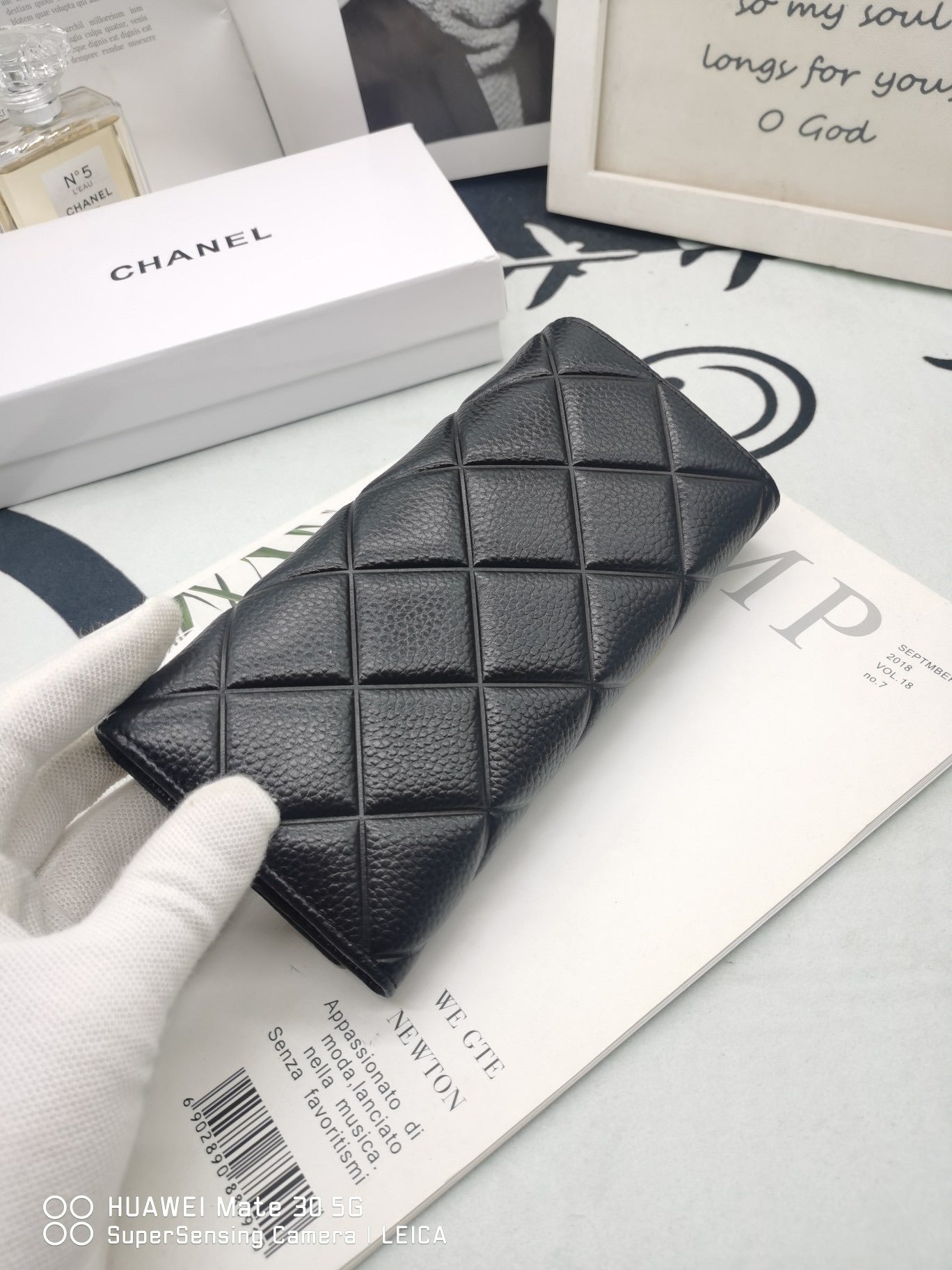19cm Classic women's bag with diamond pattern