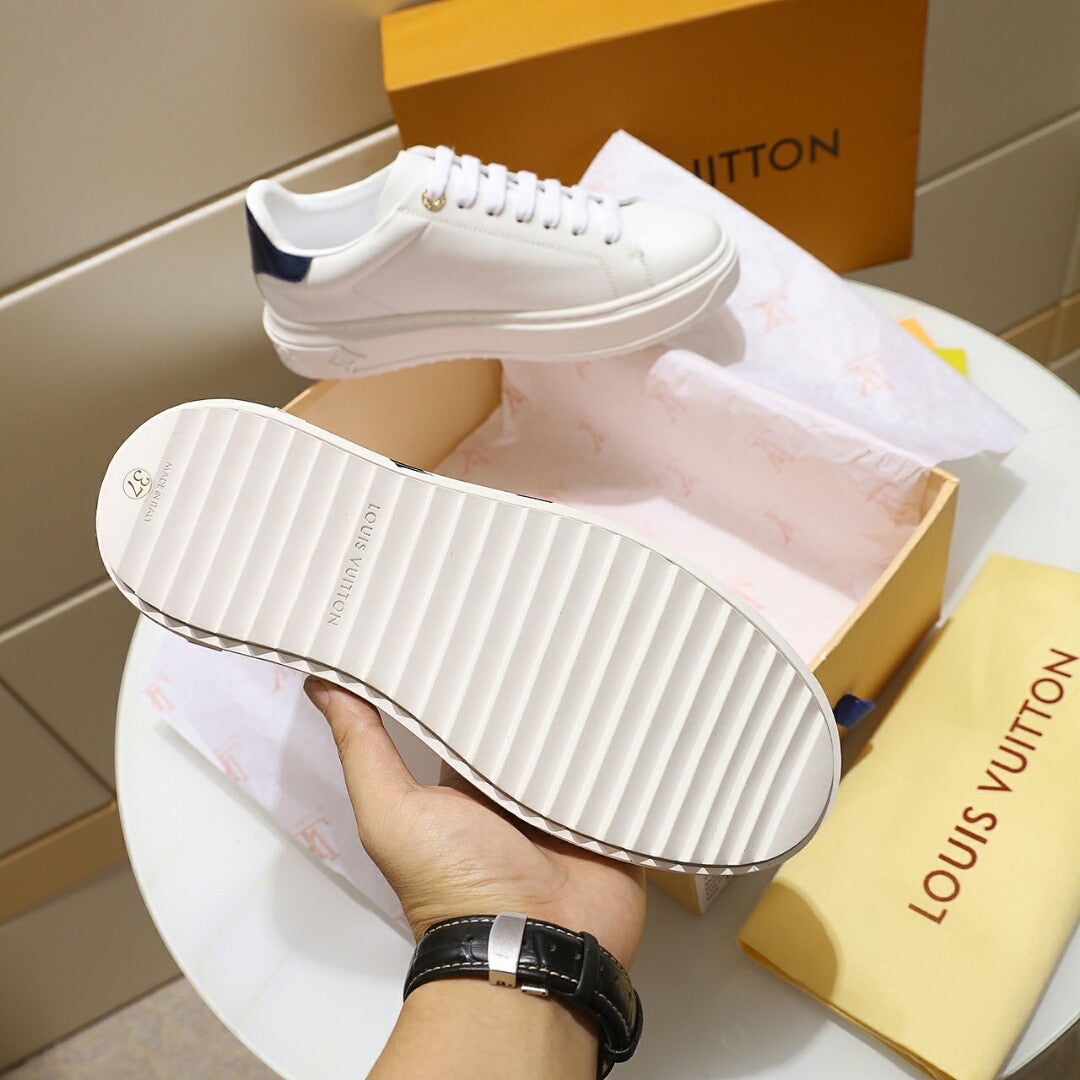 L V - W H I T E - R O U N D - T O W N - S N E A K E R S - 2 Colours Available