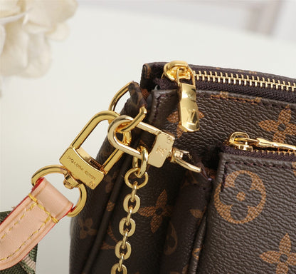 Lv pochette lime green