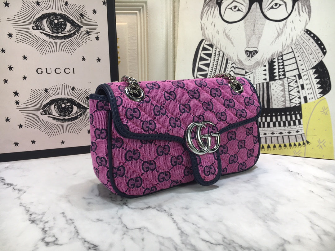 G u c c i pink 22x14x6