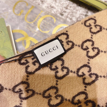 G u c c i scarf brown