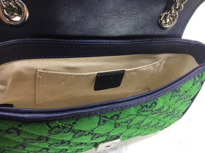 G u c c I green 22x14x6