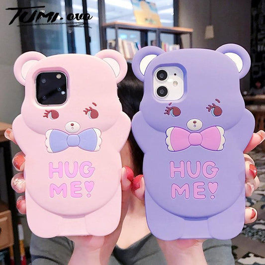 Cartoon bear phone case - LVCASE
