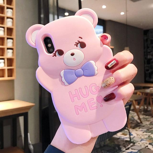 Cartoon bear phone case - LVCASE