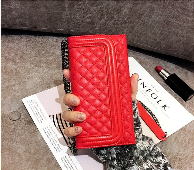 Luxury folding mirror wallet phone case