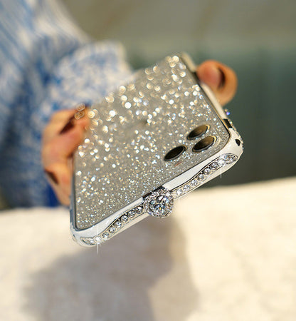 Hand-inlaid luxury shiny diamonds  phone case