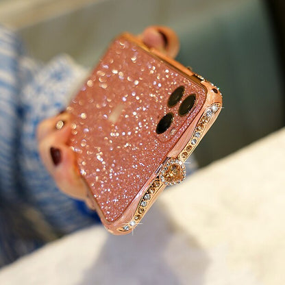Hand-inlaid luxury shiny diamonds  phone case
