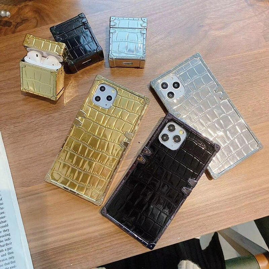 Crocodile skin phone case - LVCASE