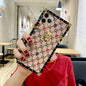Square retro phone case
