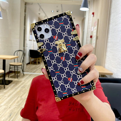 Square retro phone case